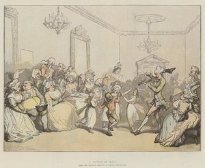 Un baile juvenil de Thomas Rowlandson